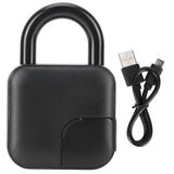Fingerprint Lock AntiTheft Intelligent APP Bluetooth Padlock for Warehouse Dormitory Bicycle In Australia - Darrahopens