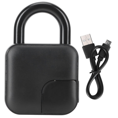 Fingerprint Lock AntiTheft Intelligent APP Bluetooth Padlock for Warehouse Dormitory Bicycle In Australia - Darrahopens