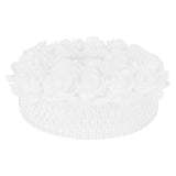 Ring Pillow Box Wedding with Ribbon Bowknot CakeShaped Pearl Rose Ceremony Supplies White(5905 ) In Australia - Darrahopens