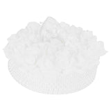 Ring Pillow Box Wedding with Ribbon Bowknot CakeShaped Pearl Rose Ceremony Supplies White(5905 )