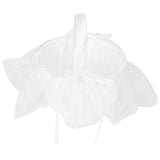 Flower Lace Basket White Romantic Flower Basket Candies Container Wedding Ceremony Decoration5709 Flower Basket L In Australia - Darrahopens