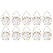 10 Set Candy Boxes Bags Hexagonal Chocolate Gift Boxes with Ropes for Wedding SuppliesMarble In Australia - Darrahopens