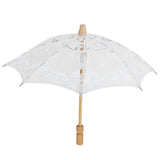 Lace Umbrella Wedding Bridal Parasol Umbrella for Photography Props Wedding SuppliesS White