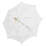 Lace Umbrella Wedding Bridal Parasol Umbrella for Photography Props Wedding SuppliesS White In Australia - Darrahopens