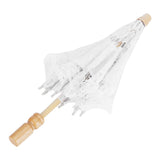 Lace Umbrella Wedding Bridal Parasol Umbrella for Photography Props Wedding SuppliesS White In Australia - Darrahopens