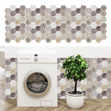 10Pcs Self Adhesive Sticker Background PVC Wall Decal Tile Sticker Home Decoration In Australia - Darrahopens