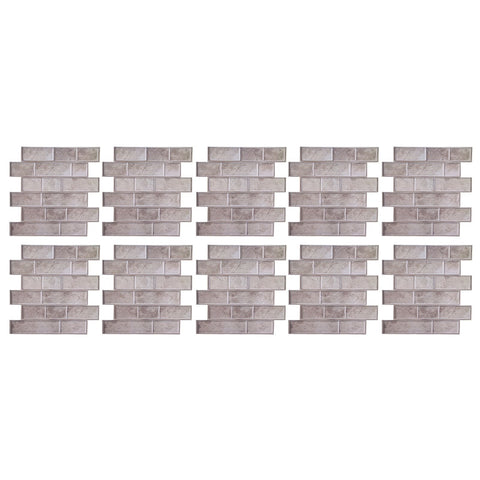 10Pcs Wall Sticker Self-Adhesive Wallpaper 3-Dimensional Ceramic Tile Stickers Decoration In Australia - Darrahopens