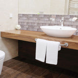 10Pcs Wall Sticker Self-Adhesive Wallpaper 3-Dimensional Ceramic Tile Stickers Decoration