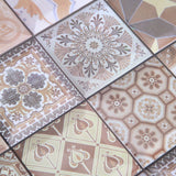 10pcs 3D PVC Wall Sticker Anti-Collision Self-Adhesive Tile Decals for Kitchen Bathroom Backsplash