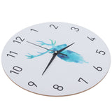 29CM Retro European Style Wall Clock Silent Non Ticking Clock for Living Room Bedroom Decor