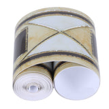 Wallpaper Border Trim Self Adhesive Wall Art Sticker Waist Line Border Kitchen Bathroom Decor