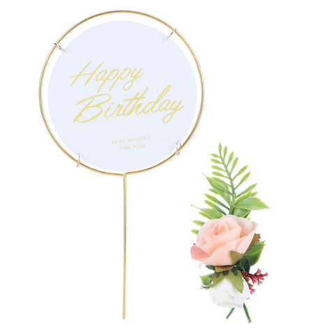 Metal Cake Inserts Round Cake Decoration Inserts Topper Birthday Cake Crafts Decoration In Australia - Darrahopens