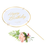 Metal Cake Inserts Round Cake Decoration Inserts Topper Birthday Cake Crafts Decoration In Australia - Darrahopens