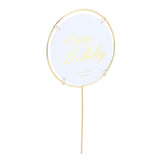 Metal Cake Inserts Round Cake Decoration Inserts Topper Birthday Cake Crafts Decoration