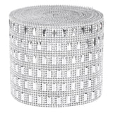 Plastic Imitation Diamonds Hollow Mesh Rhinestones Ribbon Wrap for Wedding Decor DIY Clothing In Australia - Darrahopens