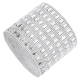 Plastic Imitation Diamonds Hollow Mesh Rhinestones Ribbon Wrap for Wedding Decor DIY Clothing In Australia - Darrahopens