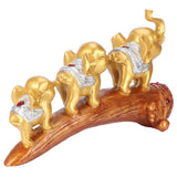 Elephant Statue Sculpture Innovative Synthetic Resin Ornaments Desktop Furnishing Gold In Australia - Darrahopens
