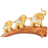 Elephant Statue Sculpture Innovative Synthetic Resin Ornaments Desktop Furnishing Gold In Australia - Darrahopens