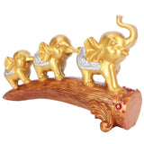 Elephant Statue Sculpture Innovative Synthetic Resin Ornaments Desktop Furnishing Gold In Australia - Darrahopens