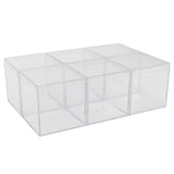 6 Set Plastic Clear Box with Separate Lid Candies Storage Containers Party Gifts Favor In Australia - Darrahopens