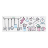 Originality Kitchen Wallpaper Self‑Adhesive Kitchenware Pattern Sticker for Kitchen Home In Australia - Darrahopens