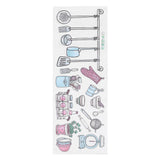 Originality Kitchen Wallpaper Self‑Adhesive Kitchenware Pattern Sticker for Kitchen Home