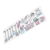 Originality Kitchen Wallpaper Self‑Adhesive Kitchenware Pattern Sticker for Kitchen Home