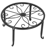 Wrought Iron Plant Stand Flower Pot Holder Stand Indoor Outdoor Display Rack Room Decor In Australia - Darrahopens