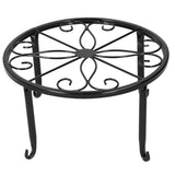 Wrought Iron Plant Stand Flower Pot Holder Stand Indoor Outdoor Display Rack Room Decor