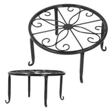 Wrought Iron Plant Stand Flower Pot Holder Stand Indoor Outdoor Display Rack Room Decor