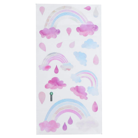 Self Adhesive Wall Sticker Cute Clouds Raindrop Pattern Decal Children's Room Bedroom Decor In Australia - Darrahopens