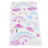 Self Adhesive Wall Sticker Cute Clouds Raindrop Pattern Decal Children's Room Bedroom Decor In Australia - Darrahopens