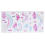 Self Adhesive Wall Sticker Cute Clouds Raindrop Pattern Decal Children's Room Bedroom Decor