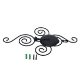 Black Geometric Candle Holder Decoration Fashion Originality Metal Crafts for Bedroom In Australia - Darrahopens