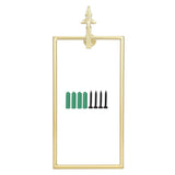 Towel Rack Nordic Style Wall Mounted Rectangular Towels Storage Ring Bathroom Accessory Gold In Australia - Darrahopens