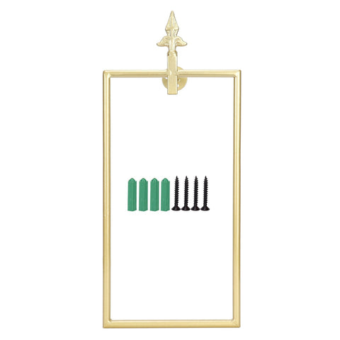 Towel Rack Nordic Style Wall Mounted Rectangular Towels Storage Ring Bathroom Accessory Gold In Australia - Darrahopens
