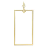 Towel Rack Nordic Style Wall Mounted Rectangular Towels Storage Ring Bathroom Accessory Gold In Australia - Darrahopens