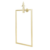 Towel Rack Nordic Style Wall Mounted Rectangular Towels Storage Ring Bathroom Accessory Gold