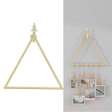 Wall Towel Rack Nordic Style Innovative Triangular Towel Holder Decoration for Bathroom Gold
