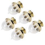 12 Set Mini Candy Box Cake Stand Cupcake Candy Display Plate with Lid Party SuppliesBottom Gold