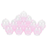 12 Set Mini Candy Box Cake Stand Cupcake Candy Display Plate with Lid Party SuppliesPink In Australia - Darrahopens