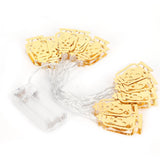 10LED Kerosene Lamp Shaped String Lights Decorative Lights String for Ramadan Eid Decor