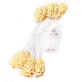 10LED Kerosene Lamp Shaped String Lights Decorative Lights String for Ramadan Eid Decor
