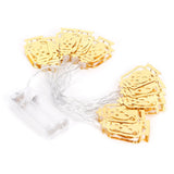 10LED Kerosene Lamp Shaped String Lights Decorative Lights String for Ramadan Eid Decor