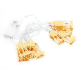 1.5m String Light Muslim Innovative Wrought Iron Ramadan Decoration Ornament Gold In Australia - Darrahopens