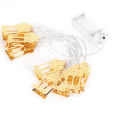 1.5m String Light Muslim Innovative Wrought Iron Ramadan Decoration Ornament Gold In Australia - Darrahopens