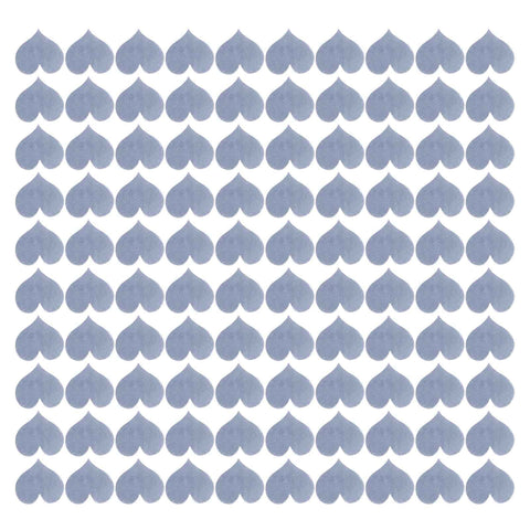 100PCS Self‑Adhesive Mirror Wall Stickers Heart Shape DIY Wall Decal for Home Bedroom Decor