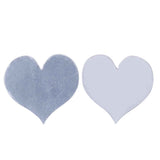 100PCS Self‑Adhesive Mirror Wall Stickers Heart Shape DIY Wall Decal for Home Bedroom Decor