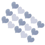100PCS Self‑Adhesive Mirror Wall Stickers Heart Shape DIY Wall Decal for Home Bedroom Decor
