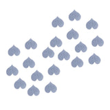 100PCS Self‑Adhesive Mirror Wall Stickers Heart Shape DIY Wall Decal for Home Bedroom Decor